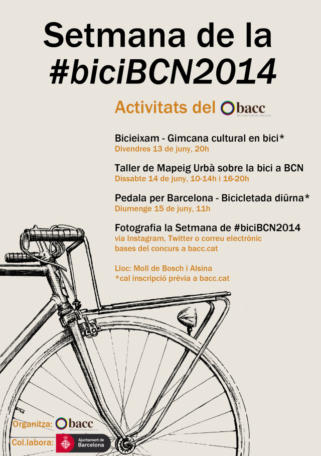cartell biciBCN2014