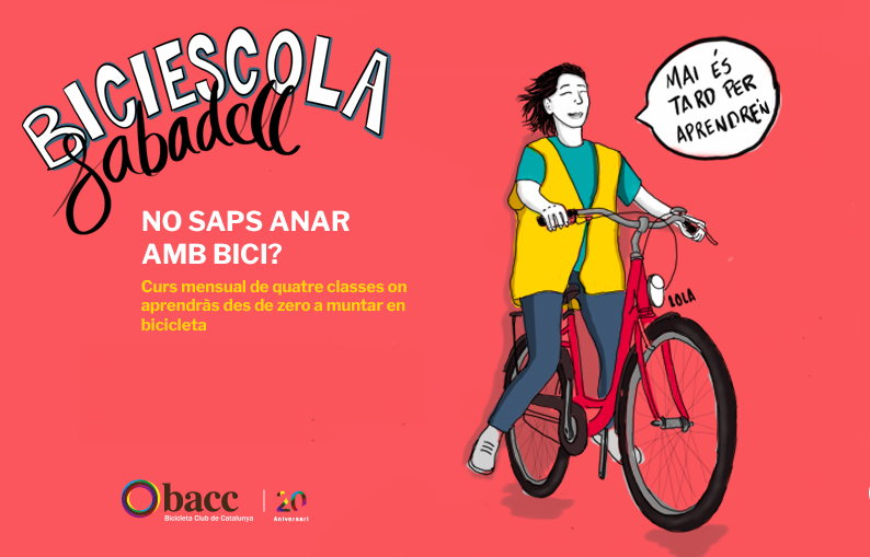 Biciescola: Aprèn a anar amb bici a Sabadell