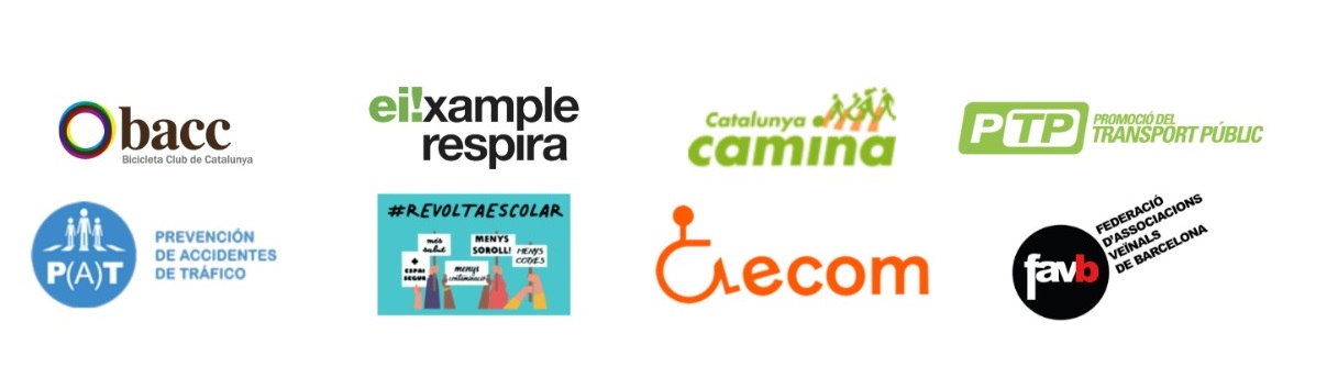 Més de 40 entitats demanem treure les motos de les voreres a Barcelona
